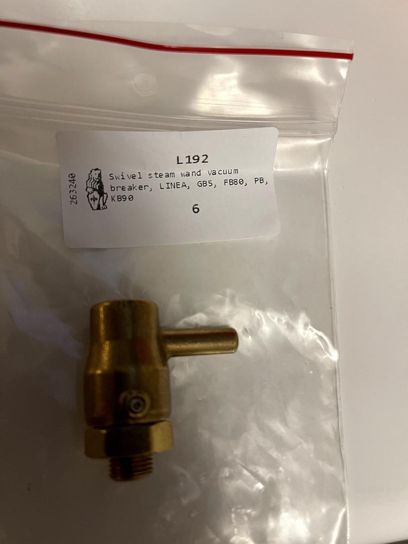 La Marzocco Swivel Steam Wand Vacuum Breaker – OEM Part L192