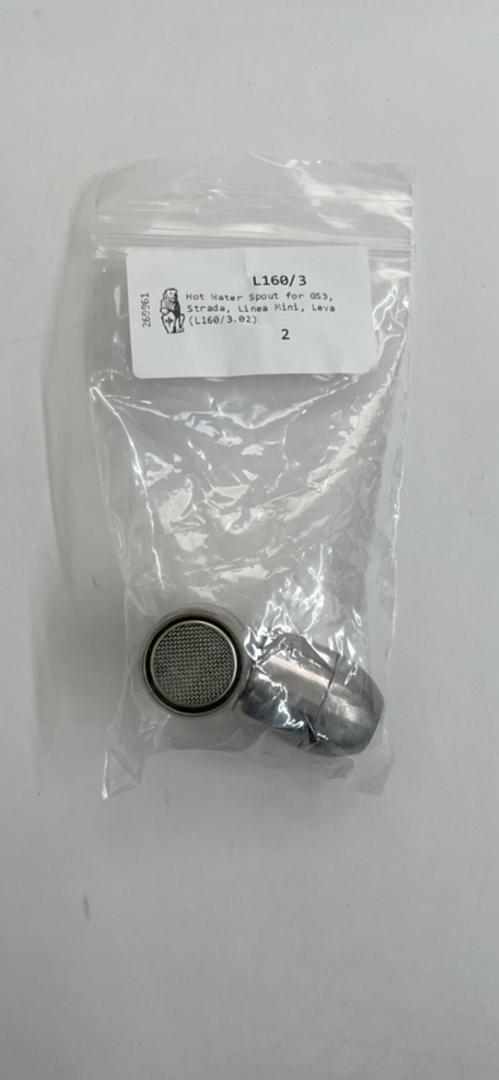 La Marzocco Hot Water Spout for GS3, Strada, Linea Mini, Leva (L160/3.02) – OEM Part L160/3
