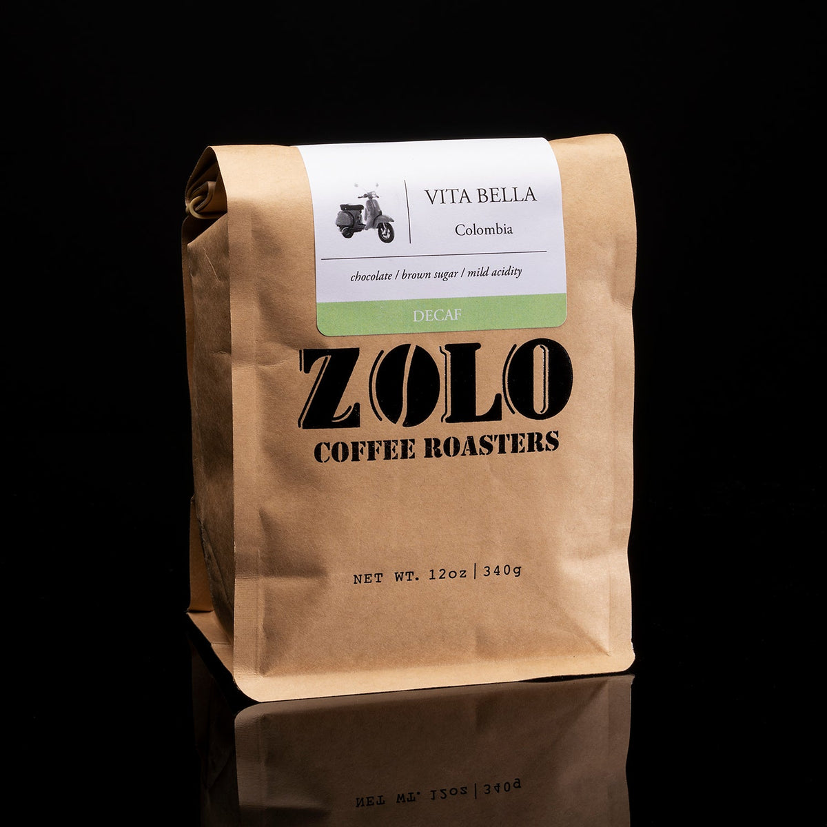 Vita Bella Decaf 12oz bag