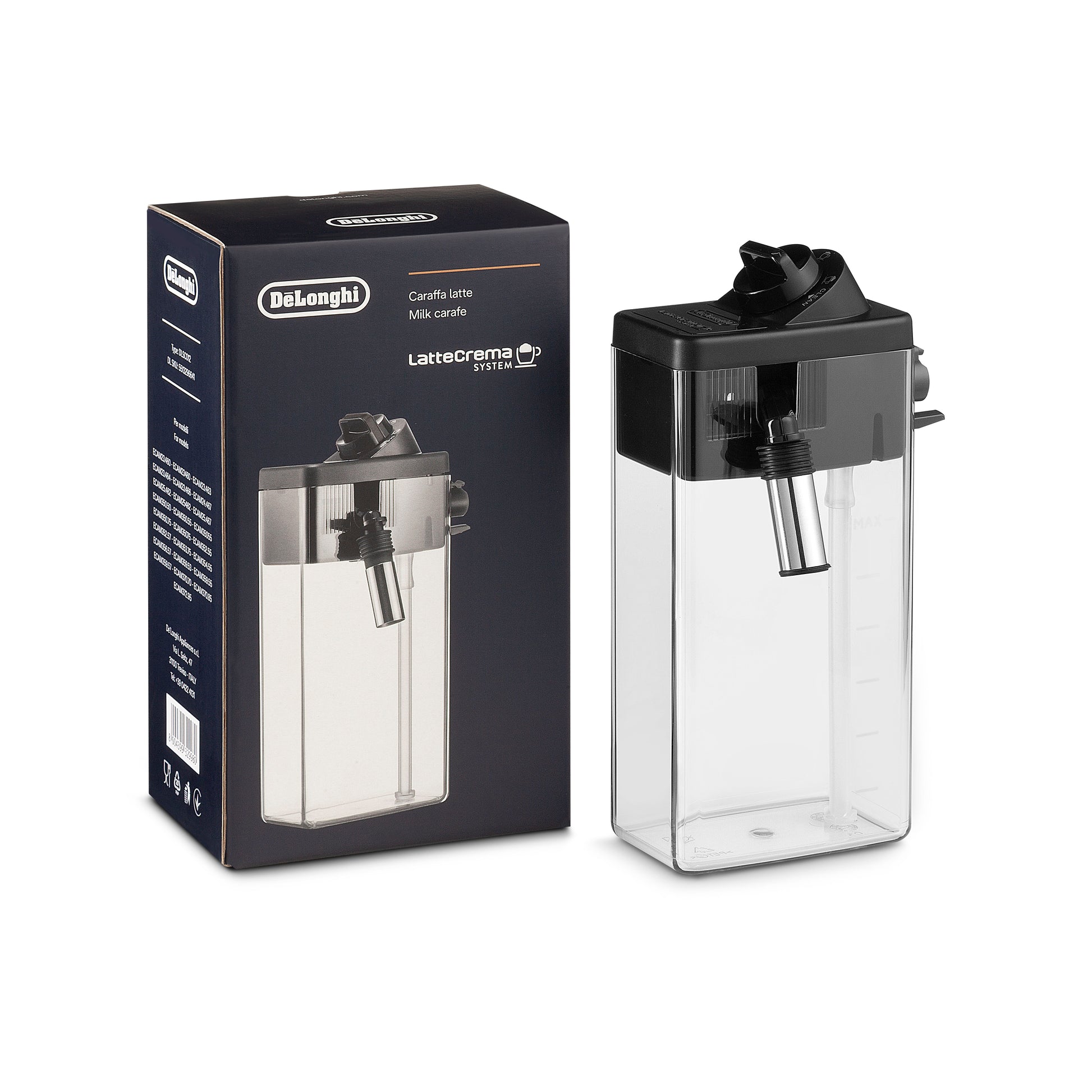 DeLonghi milk carafe DLSC012 part 5513296641 for Magnifica S ECAM series