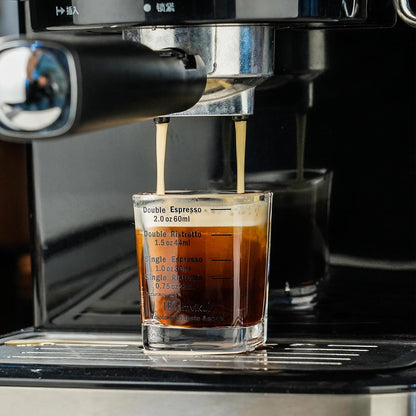 BCnmviku 2 oz Espresso Shot Glass Measuring Cups - 2 Pack