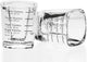 BCnmviku 2 oz Espresso Shot Glass Measuring Cups - 2 Pack