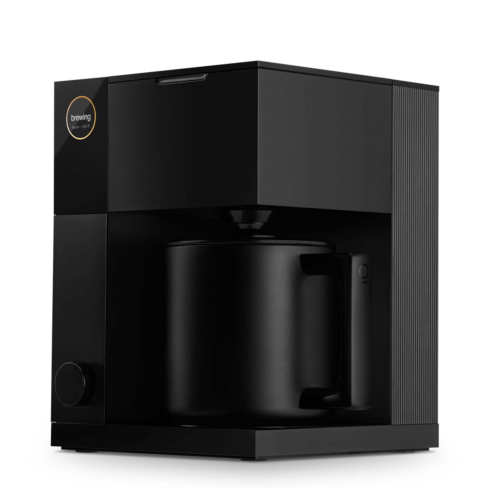 Fellow Aiden coffee maker matte black top view