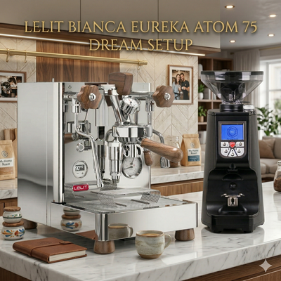 Lelit Bianca + Eureka Atom 75 Dream Setup