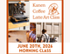 Latte Art Basics: A Fun Saturday - Morning 10AM-12PM - June 2026