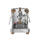 Lelit Bianca 40th Anniversary Limited Edition espresso machine with illustrated body and Zebrano wood