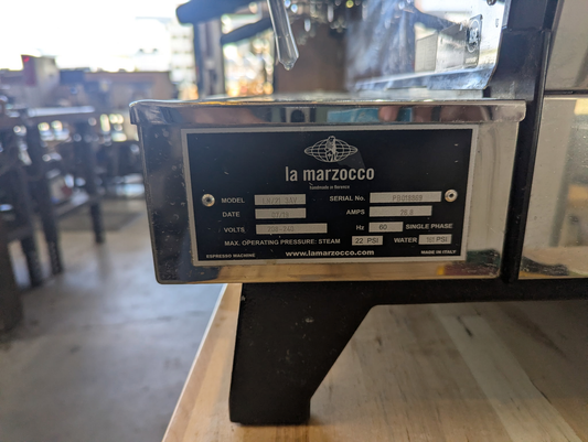Used La Marzocco Linea PB 3-Group AV with Scales — Professionally Serviced