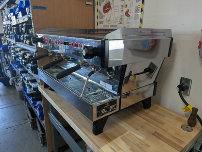 Used La Marzocco Linea PB 3-Group AV with Scales — Professionally Serviced
