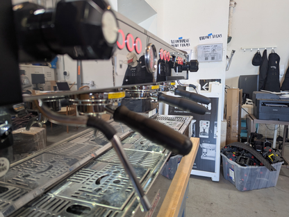 Used La Marzocco Linea PB 3-Group AV with Scales — Professionally Serviced