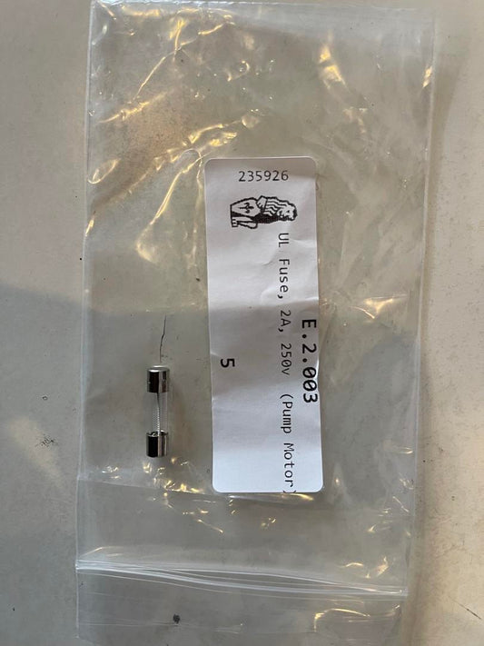 La Marzocco UL Fuse, 2A, 250v (pump motor) – OEM Part E.2.003