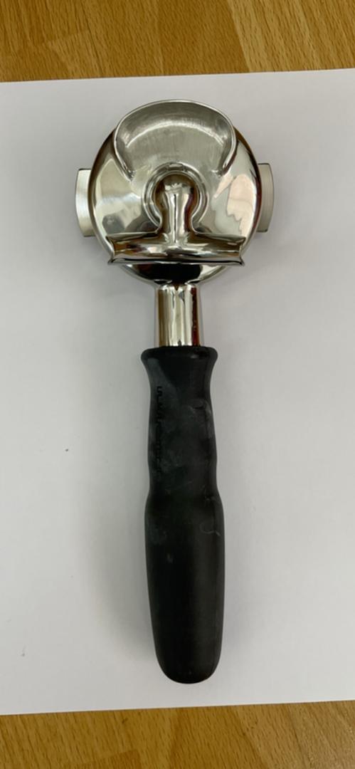 La Marzocco Stainless Steel Portafilter, with double snap on spout – OEM Part L111/2NAC