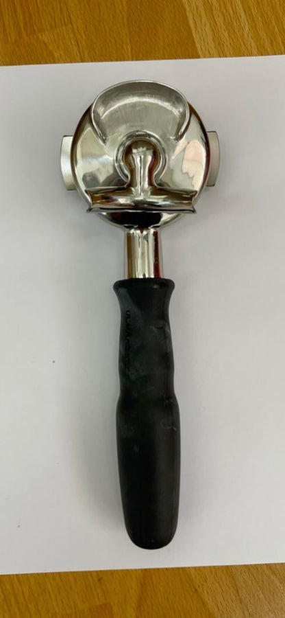 La Marzocco Stainless Steel Portafilter, with double snap on spout – OEM Part L111/2NAC