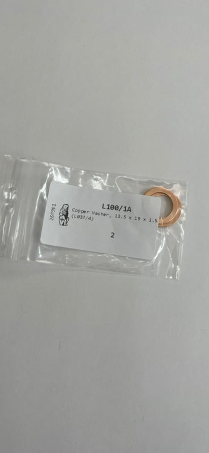 La Marzocco Copper Washer, 13.5 x 19 x 1.5 (L037/4) – OEM Part L100/1A