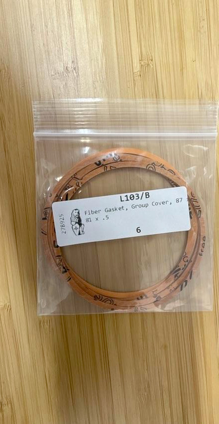La Marzocco Fiber Gasket, group cover, 87 x 81 x .5 – OEM Part L103/B