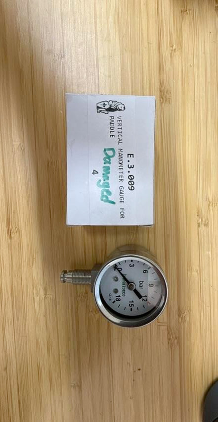 La Marzocco vertical manometer gauge for paddle – OEM Part E.3.009