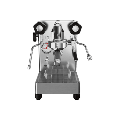 Lelit MaraX3 Brushed Stainless Steel espresso machine - front view