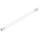L326 Braided 150cm hose for gs3 supply to pump, 3/8 to 1/4 BSP (sourced from espressoparts.com)